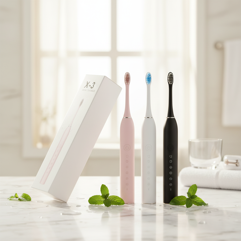 ProSmile Elite Electric Toothbrush - All 3 colors on marble